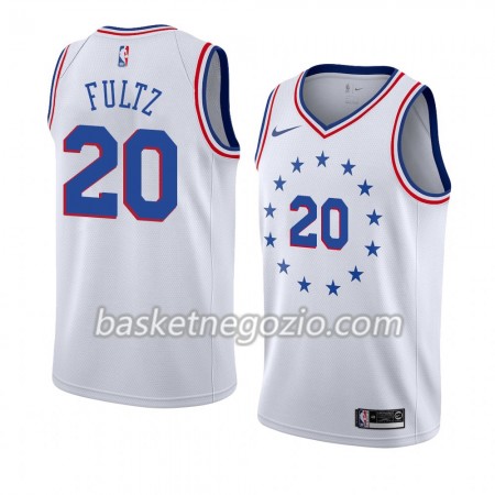 Canotte Uomo Philadelphia 76ers Markelle Fultz 20 2018-19 Nike Bianco Swingman